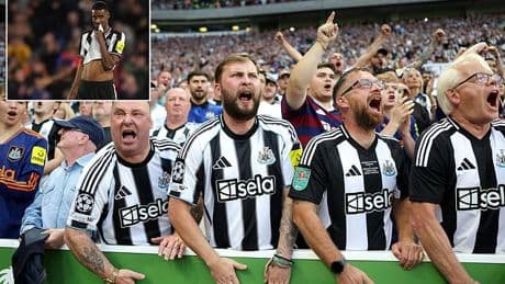 Newcastle fans send message to Alexander Isak ahead of Liverpool showdown at St James' Park after star went on strike to force move to Premier League champions