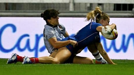 Coupe du monde féminine de rugby : en vidéo, tous les essais des Bleues face aux Italiennes