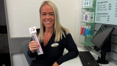 Specsavers in Wishaw calls on customers to help them ensure school pupils have all the stationery they need