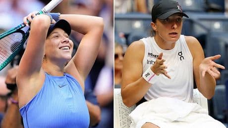 Amanda Anisimova conquers Wimbledon demons to upset the odds and thrash Iga Swiatek to reach US Open semifinals
