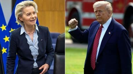 Trump y Von der Leyen acuerdan una prórroga en la pausa de aranceles a la UE
