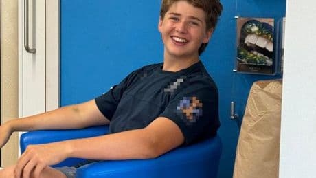 15-year-old boy collapsed from heat stroke while running in woods
