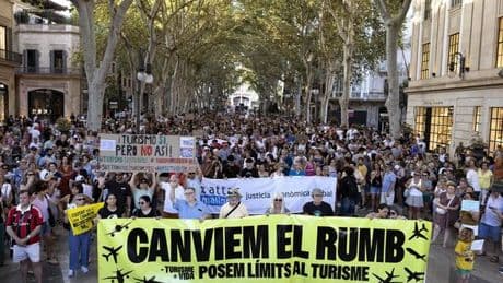 Panic as Brits abandon five European holiday destinations to avoid furious protesters