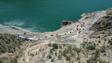 Artvin'de heyelan sonrası kontrollü ulaşım