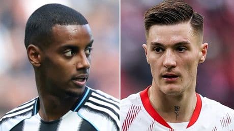 Eddie Howe confirms Alexander Isak latest as 'Newcastle beat Man Utd to Benjamin Sesko signing'
