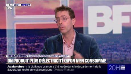 "On n'utilise pas suffisamment nos capacités de production électrique", affirme l'économiste Nicolas Bouzou