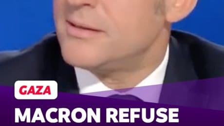 Macron refuse d’employer le terme génocide pour parler de la situation à Gaza