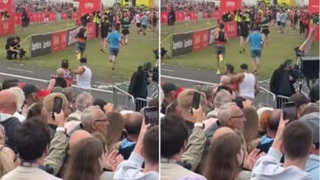 Tommy Fury slammed as new footage shows him shoving past Great North Run competitor at finish line