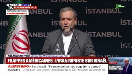 Le ministre des Affaires étrangères de l'Iran Abbas Araghtchi "condamne l'agression américaine contre le peuple iranien"