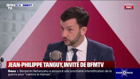 Après la longue interview d'Emmanuel Macron, Jean-Philippe Tanguy dénonce "une débâcle sur les référendums"