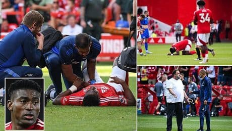 Nottingham Forest players to show support for Taiwo Awoniyi against West Ham after striker entered induced coma following emergency surgery on potentially fatal injury
