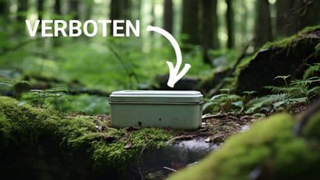 Geocaching: Wer nicht aufpasst, macht sich strafbar