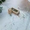 Roads turn into white rivers of ice in French tourist town as freak storms bring European summer to an end