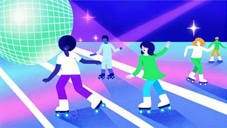 Quarante-cinq ans après « La Boum », le grand retour des « roller partys »