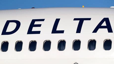 Delta plane wing clips empty aircraft during pushback from gate in Atlanta