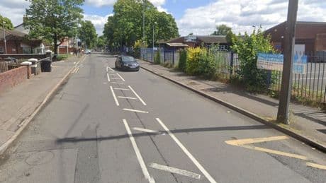Two men shot at near primary school as gunfire rang out with road closed and cops swarmed scene