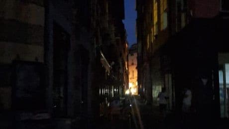 Savona al buio: blackout elettrico in centro