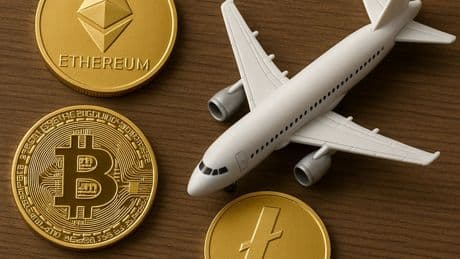 Alertan de una nueva estafa que suplanta a compañías aéreas y ofrece vuelos baratos a cambio de criptomonedas