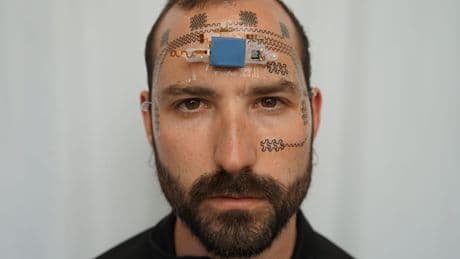 The next wearable tech could be a face 'tattoo' that measures mental stress
