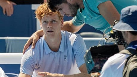 Jannik Sinner pulls out of $1million US Open mixed doubles after almost collapsing on tennis court