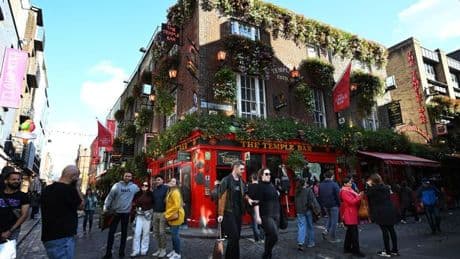English tourist attacked near Dublin's Temple Bar and left fighting for his life