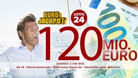Ziehung morgen! 120 Millionen im Eurojackpot – hier für nur 3 Euro mitspielen