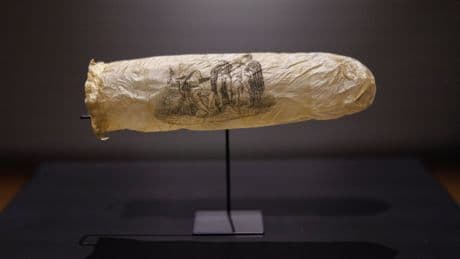 Rijksmuseum koopt 19de-eeuws condoom met erotische ets erop: ‘We hebben geluk gehad’