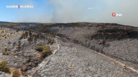 Kastamonu’da felaketin izleri havadan böyle görüntülendi