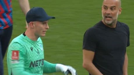 Pep Guardiola's five-word taunt to Dean Henderson that sparked FA Cup final spat