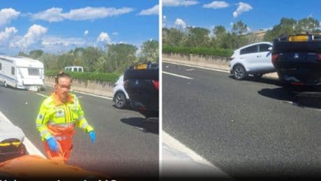 Drama in Italië: Nederlands gezin gewond na ernstige crash op snelweg, auto slaat over de kop