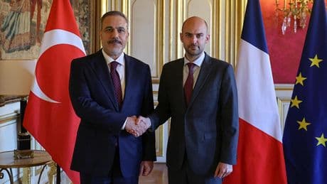 Bakan Fidan, Fransa Dışişleri Bakanı Barrot ile görüştü