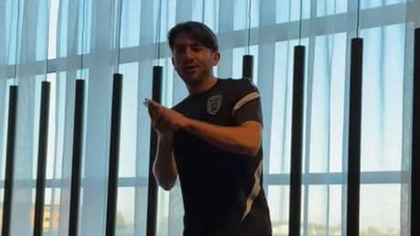 Greg Taylor wows PAOK teammates with ABBA rendition as Celtic hero performs customary initiation song