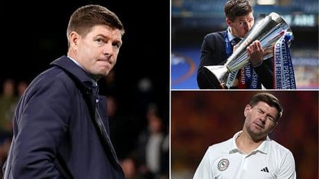 Steven Gerrard 'among four former Premier League managers shortlisted for Rangers job' three and a half years after he left the club to join Aston Villa