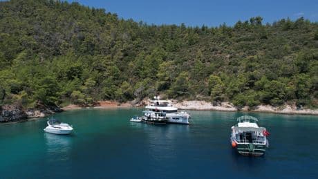 Muğla'da teknelerden 27 milyon litrenin üzerinde atık su toplandı