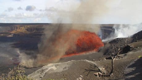 Hawaii's Kilauea volcano erupts again and shoots lava for 31st time since December