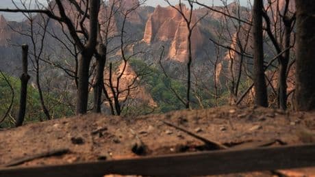 Diez de los trece fuegos de León, incluido el de Las Médulas, son obra de pirómanos