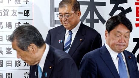 Calls for Japan’s Leader to Resign as His Party Faces Election Defeat