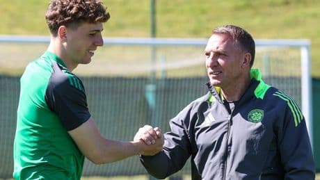 Celtic midfielder Arne Engels reacts to speculation over future amid Atalanta link
