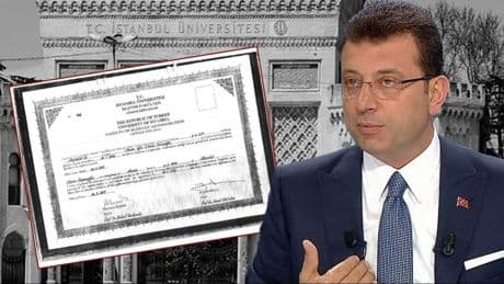 İmamoğlu’nun diplomasını iptal etti: Ödülü kaptı!