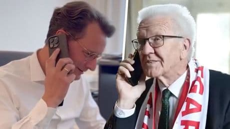 Bielefeld gegen Stuttgart - Fußballfieber bei Wüst und Kretschmann