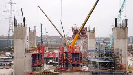 UK construction work drops at fastest rate in five years, survey shows