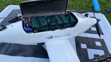 La première ligne régulière de drones médicaux vole en Normandie