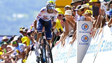 Tour de France : «Je descendais comme une chèvre», sourit Jordan Jegat, nouveau 11e du classement général