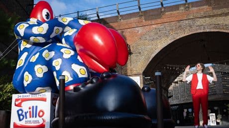 Philip Colbert and his lobsters launch a public art takeover of Borough Yards