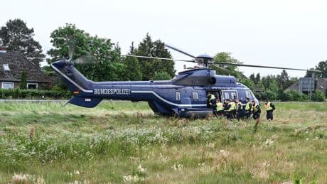 Bundespolizei: Grenzkontrollen mit Hubschrauber an niederländischer Grenze