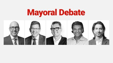 Edmonton’s top mayoral candidates to take part in debate on Friday