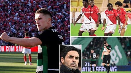 Arsenal 'close to reaching verbal agreement' with in-demand Viktor Gyokeres - as Gunners target Monaco star in double summer swoop