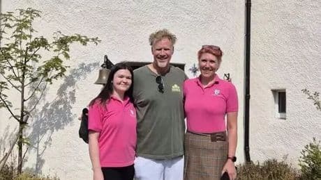 Anchorman superstar Will Ferrell wows staff at Scots attraction