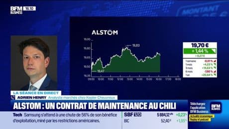Alstom encore en hausse, enchaîne les contrats - 08/07