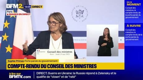 Présidence LR: l'intention de Bruno Retailleau "n'est pas de quitter le gouvernement", déclare Sophie Primas, porte-parole du gouvernement, en cas de victoire de celui-ci ce week-end